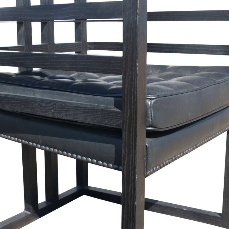 1 Josef Hoffmann Armloffel Stühle Made by Wittmann (20. Jahrhundert)