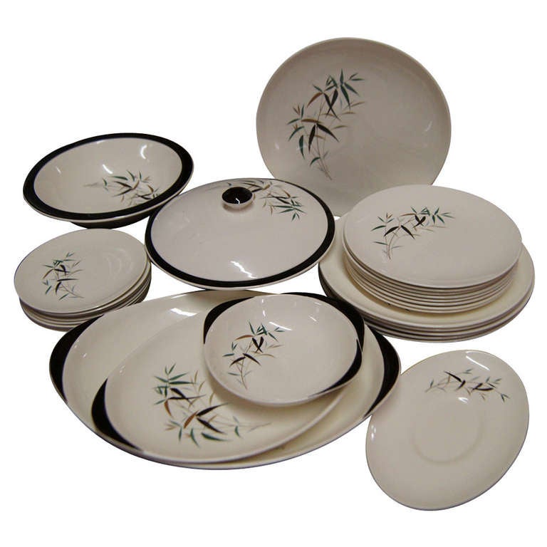 Royal Doulton Bamboo Fine China Set 1853 For Sale at 1stdibs