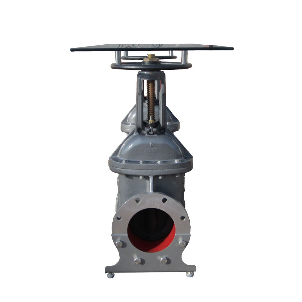 American Industrial Cast Iron and Glass Water Valve Table
