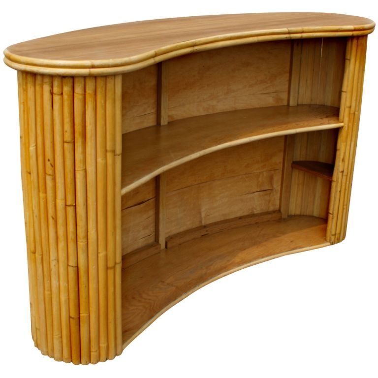 Paul Frankl Style Tropitan Bamboo Bar at 1stdibs