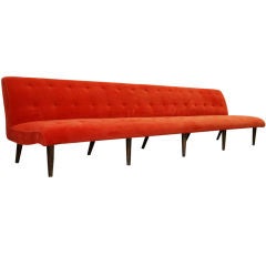 Twelve Foot Tufted Italian Sofa