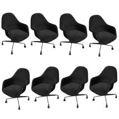 Eight Eames For Herman Miller Executive Management Chairs