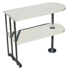 Alfons Bach For Lloyd Loom Art Deco Side Table Shelf