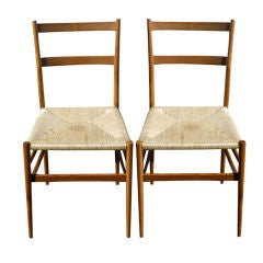 Pair Of Gio Ponti For Cassina Superleggera Chairs