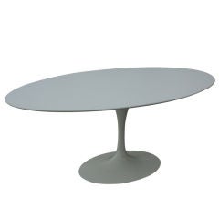 Eero Saarinen For Knoll Oval Laminate Dining Table