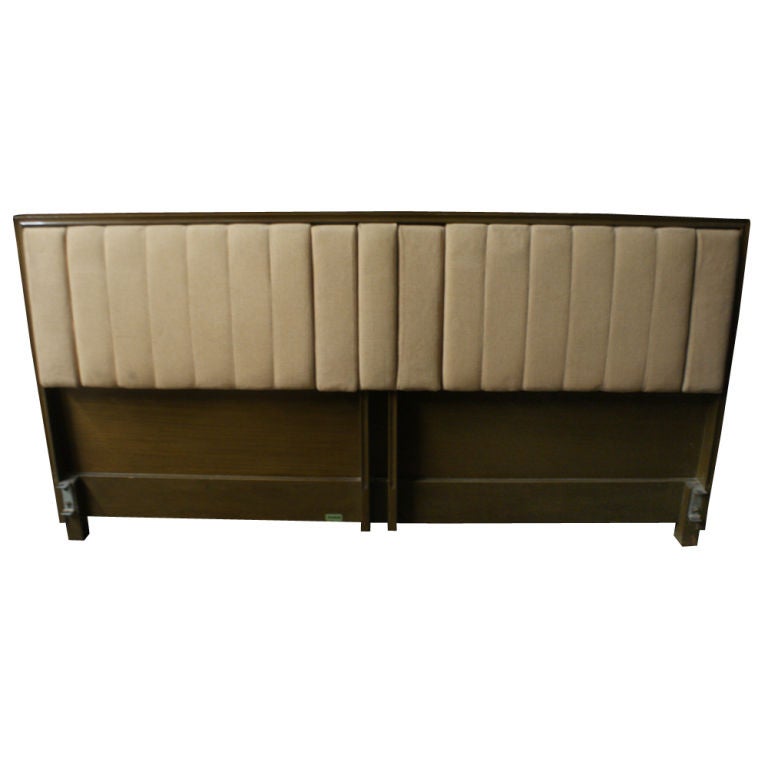 American Edward Wormley For Dunbar Adjustable King Size Headboard