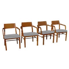 Four Edward Wormley For Dunbar Arm Chairs