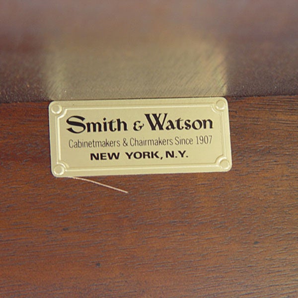 Smith & Watson Sheraton Dining Conference Table In Excellent Condition In Pasadena, TX