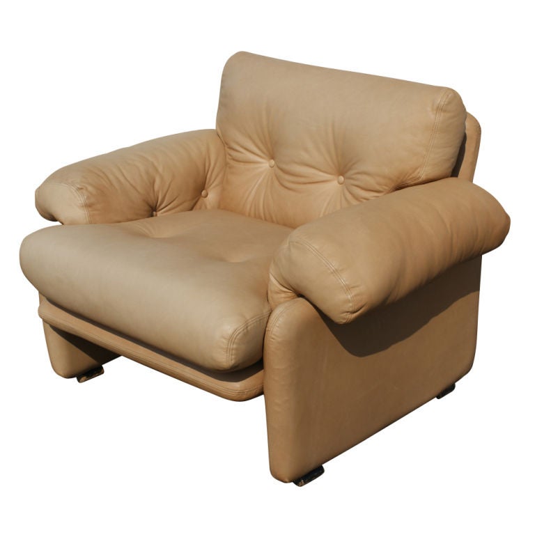 Italian Tobia Scarpa For B&B Italia Coronado Lounge Chair And Ottoman