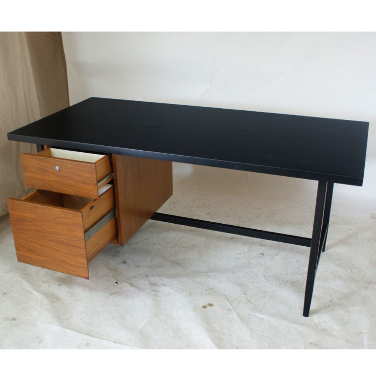 Florence Knoll For Knoll Walnut Desk