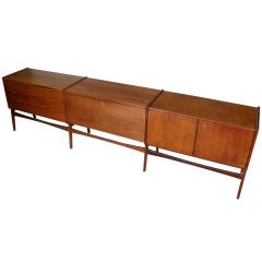 Scandinavian Teak Triple Buffet