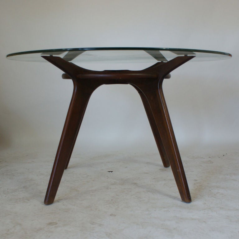 Adrian Pearsall Walnut Dining Table & Five Chairs 2
