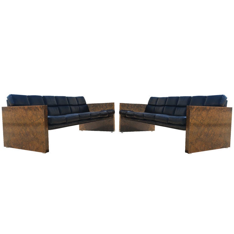 Pair Of Milo Baughman For Thayer Coggin Sofas