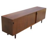 Florence Knoll For Knoll Unusual Walnut Buffet Credenza