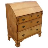 Maple Slant Front Colonial New England Style Desk