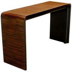 Macassar Ebony Console Table
