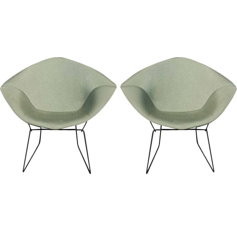 Pair of Diamond Chairs By Harry Bertoia For Knoll