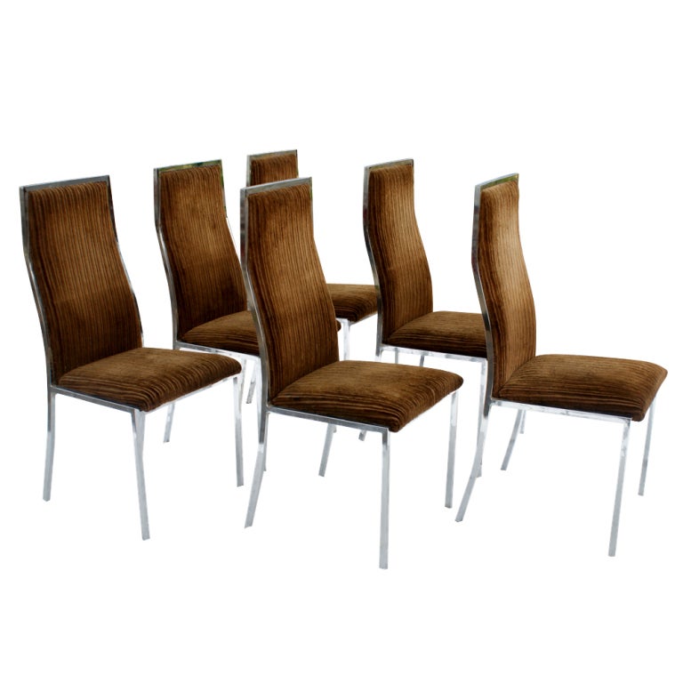 Six Milo Baughman For Thayer Coggin Dining Chairs