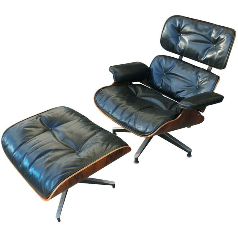 Herman Miller Eames Lounge and Ottoman