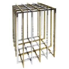 Pierre Cardin Chrome And Brass Dining Table Base