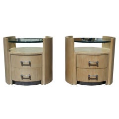 Pair Of Jay Spectre For Century Furniture Eclipse Night Stands