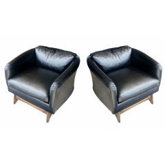 Pair Of Adrian Pearsall For Craft Associates Lounge Chairs 2