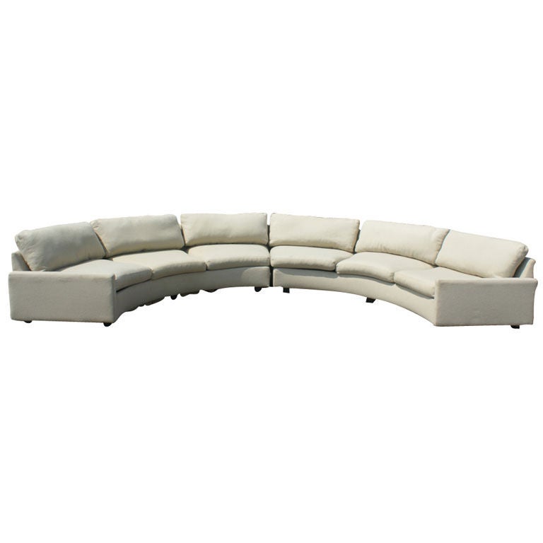 Milo Baughman For Thayer Coggin Semi-Circular Sectional