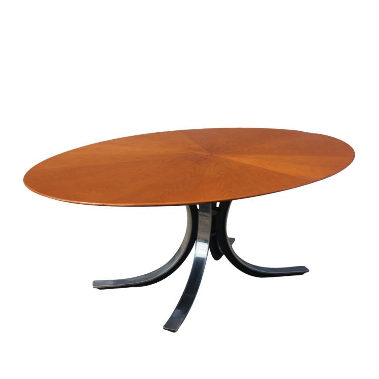 Osvaldo Borsani For Stow Davis Oval Dining ConferenceTable