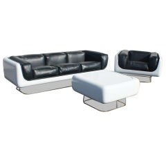Retro Three Piece Steelcase Soft Seating Group