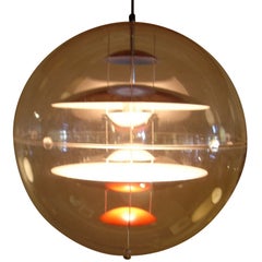 Vintage Large Verner Panton for Louis Poulsen Globe Light