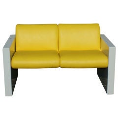 Retro Brian Kane For Metropolitan Indoor Outdoor Loveseat