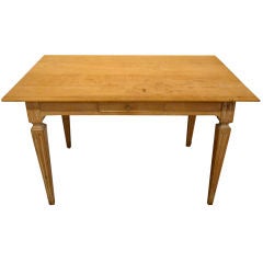 Louis XVI style Bureau Plat with one drawer