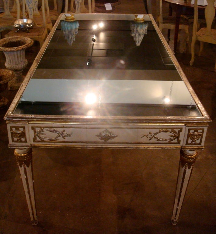 19th Century Grande Italian Painted Table at 1stdibs