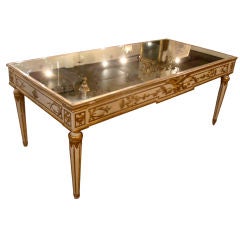 Antique 19th Century Grande Italian Painted Table