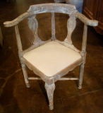 18c Swedish Corner Chair