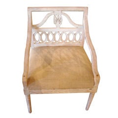 19c Swedish Arm Chair