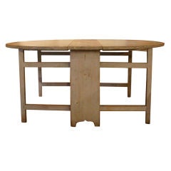 Antique 19c Swedish dropleaf table
