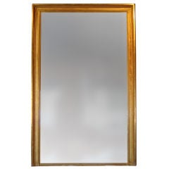 19c Louis XVI Style Gilded Mirror