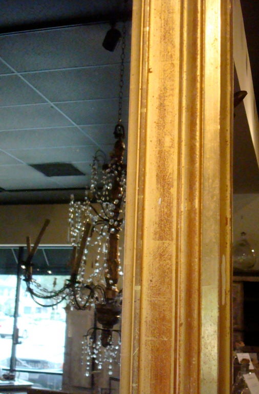 19c Louis XVI Style gilded Mirror