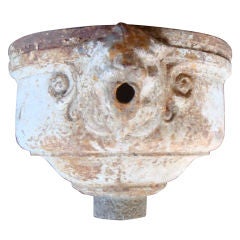 Font Sink with Lions Face