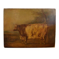 19c Tableau in"Huile de vache" oil of cow 19c Tableau in"Huile de vache" oil of cow