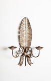 Iron Feather Sconce