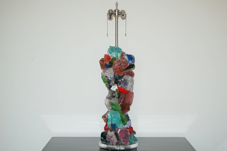 Rock Candy Sofa Table Lamps by Swank Lighting