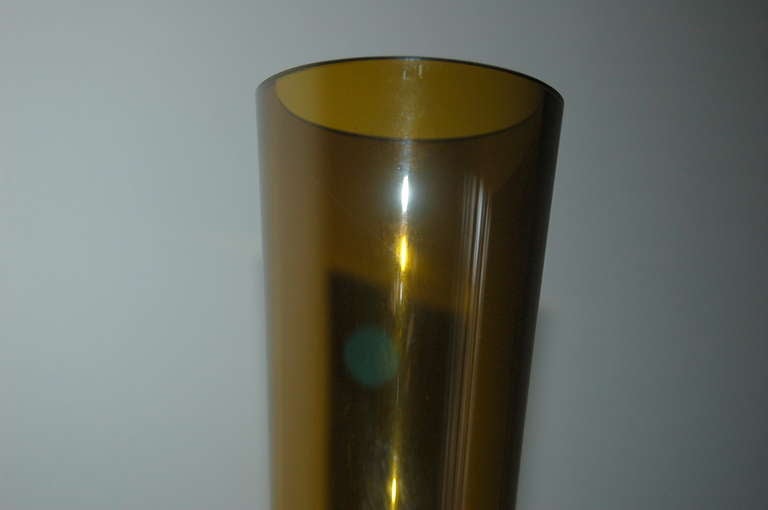 Vintage Swedish Glass Vase by Arthur Percy for Gullaskruf, Extra Large For Sale 1