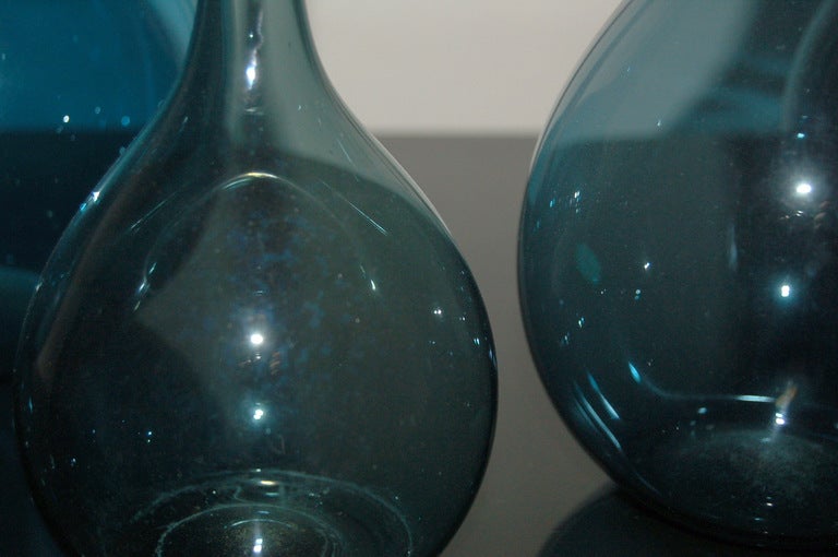 Mid-20th Century Arthur Percy - Six Swedish Blown Glass Vases