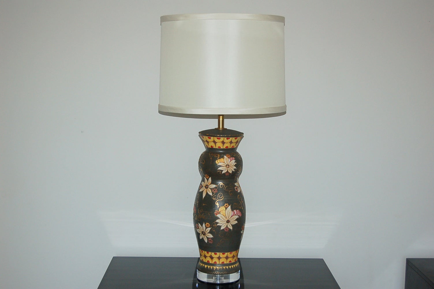 Deruta Hand-Painted Italian Ceramic Table Lamps For Sale