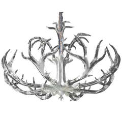 Stunning Huge Crystal Antler Chandelier by Jason Lawson