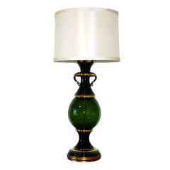 Green Murano Table Lamp by Marbro