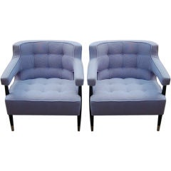 A Pair of Tufted Side Chairs from 1955
