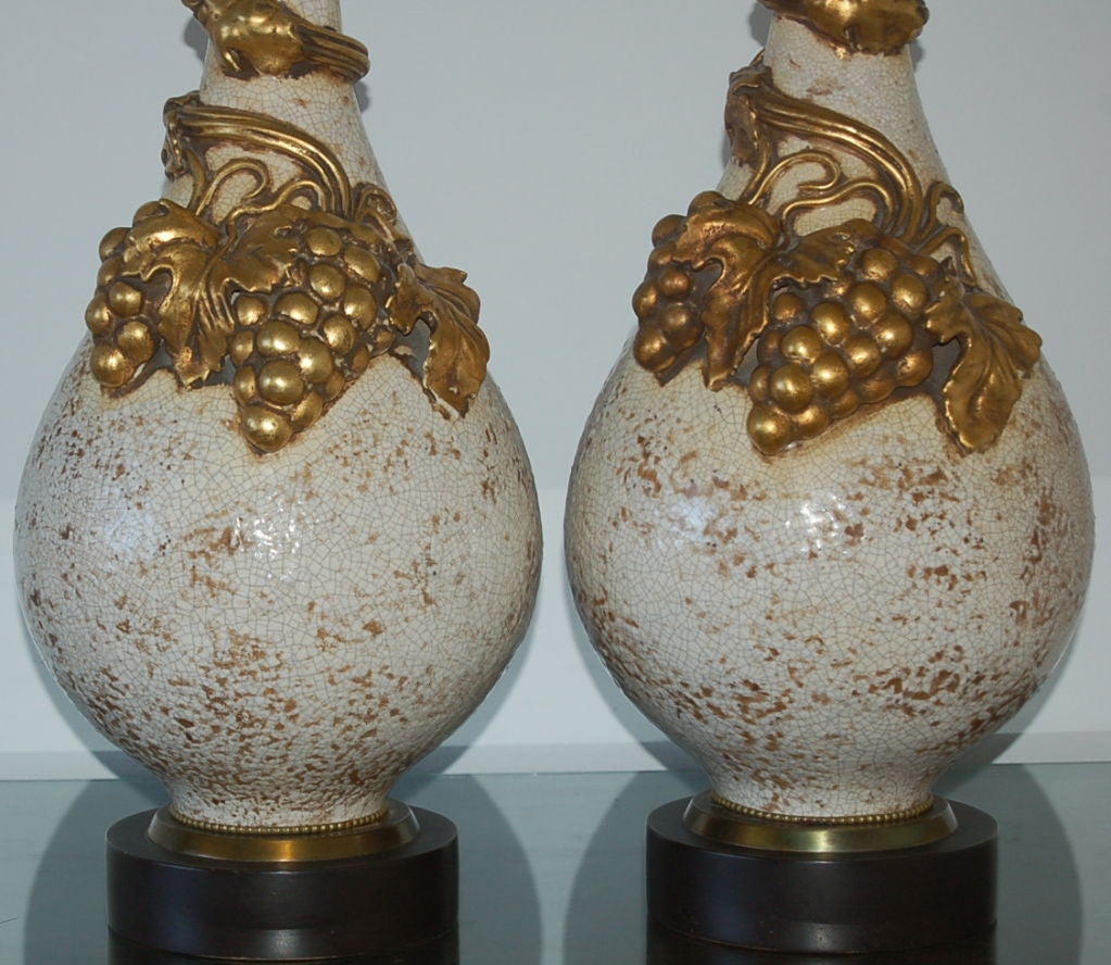 American Statuesque Vintage Ceramic Lamps by Nardini Studios For Sale